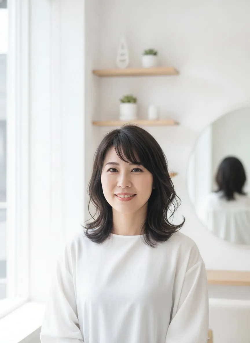 榛原 遥のポートレート(架空の人物のイメージです)